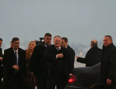 Προσγειώθηκε στο αεροδρόμιο των Σκοπίων ο Νίκος Κοτζιάς (φωτό, βίντεο) (upd)